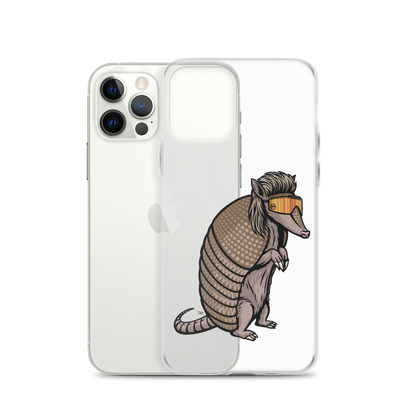 Armadillo Mullet iPhone Case - Clear