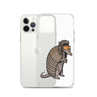 Armadillo Mullet iPhone Case - Clear