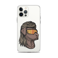 Chocolate Lab Mullet iPhone Case - Clear