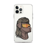 Chocolate Lab Mullet iPhone Case - Clear