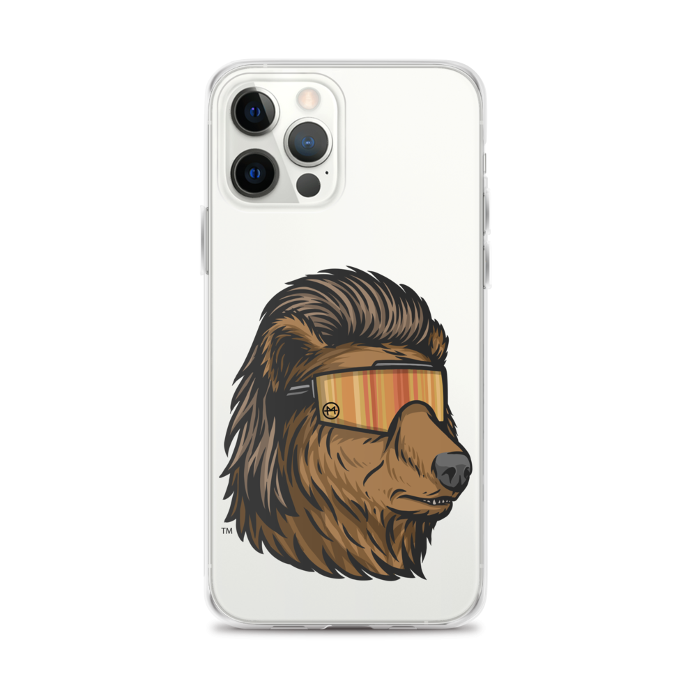 Bear Mullet iPhone Case - Clear