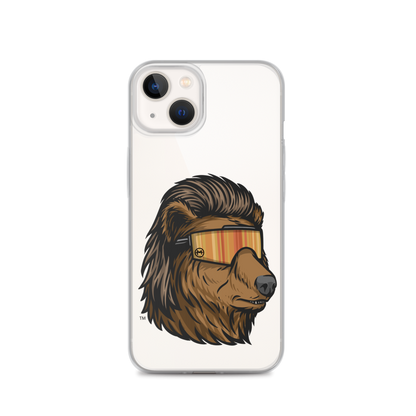 Bear Mullet iPhone Case - Clear