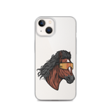 Horse Mullet iPhone Case - Clear