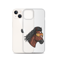 Horse Mullet iPhone Case - Clear