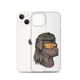 Chocolate Lab Mullet iPhone Case - Clear