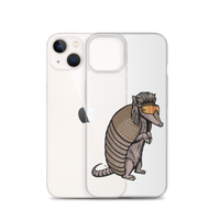 Armadillo Mullet iPhone Case - Clear