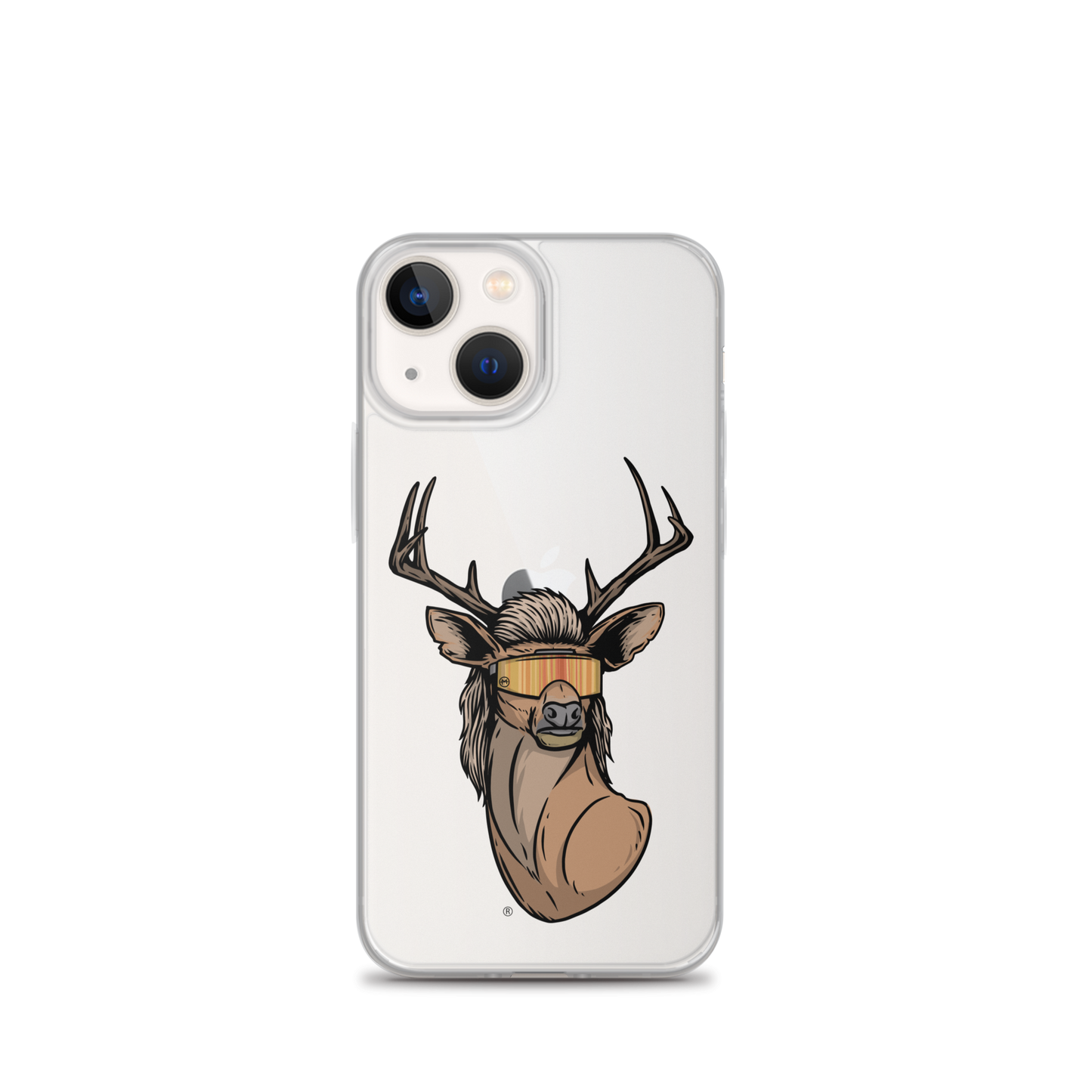 Deer Mullet 2.0 iPhone Case - Clear