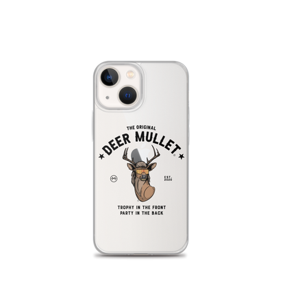 Deer Mullet Motto iPhone Case - Clear