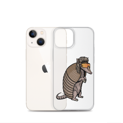 Armadillo Mullet iPhone Case - Clear