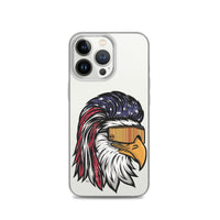 Eagle Mullet USA iPhone Case - Clear