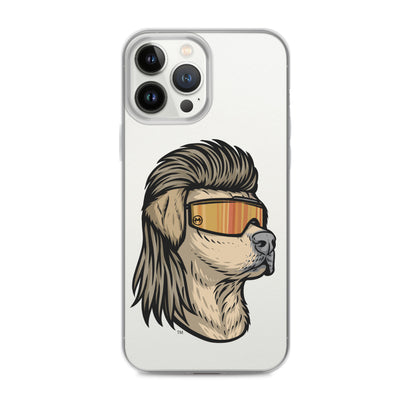 Yellow Lab Mullet iPhone Case - Clear