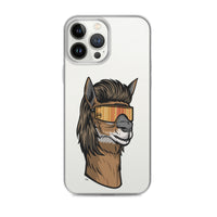 Llama Mullet iPhone Case - Clear