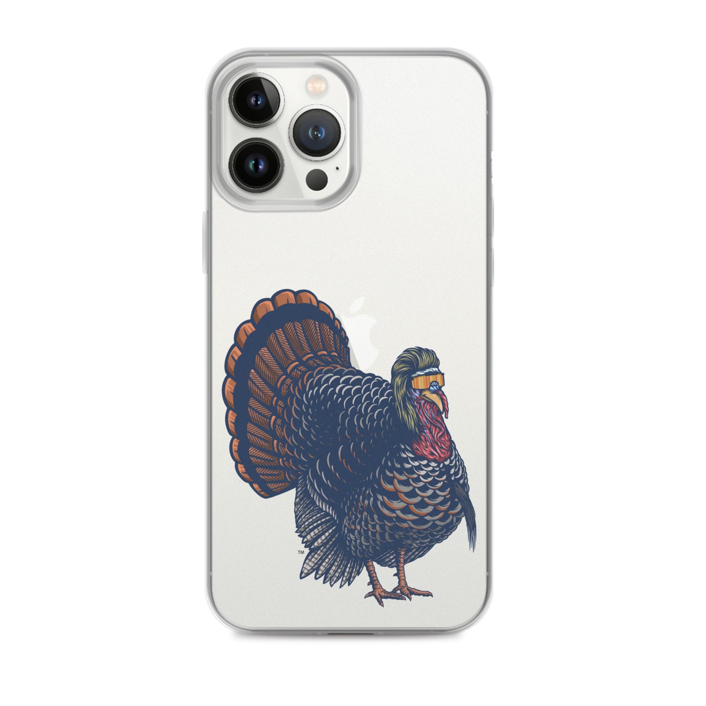 Turkey Mullet iPhone Case - Clear