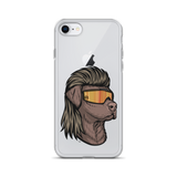 Chocolate Lab Mullet iPhone Case - Clear