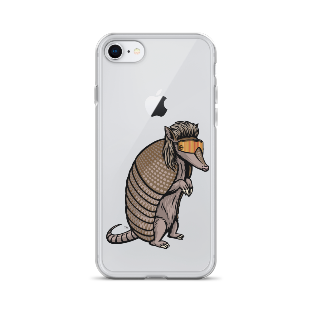 Armadillo Mullet iPhone Case - Clear
