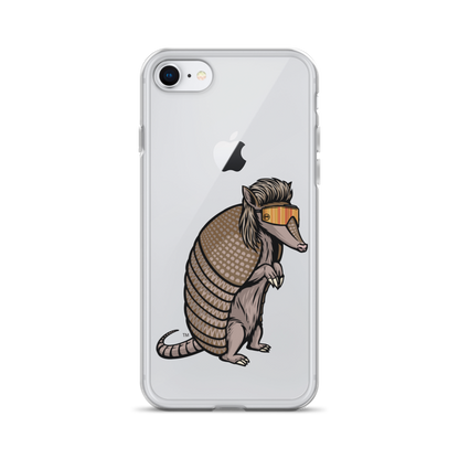 Armadillo Mullet iPhone Case - Clear