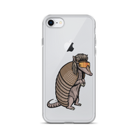 Armadillo Mullet iPhone Case - Clear