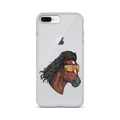 Horse Mullet iPhone Case - Clear