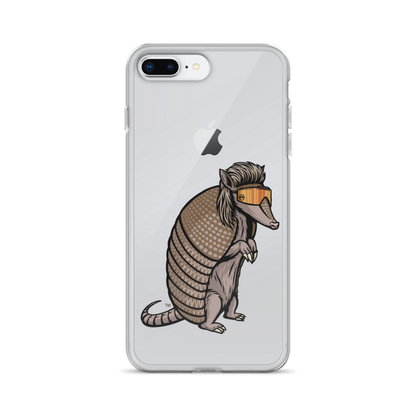 Armadillo Mullet iPhone Case - Clear