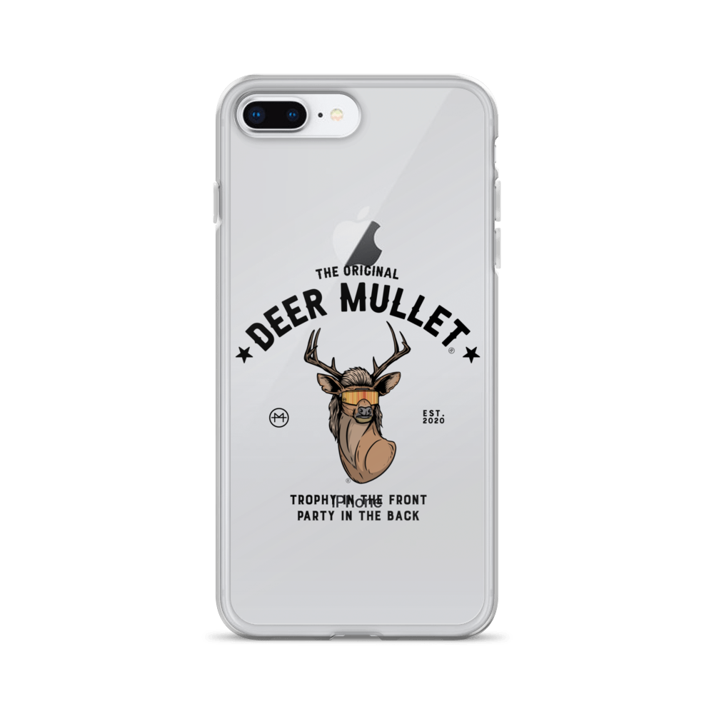 Deer Mullet Motto iPhone Case - Clear