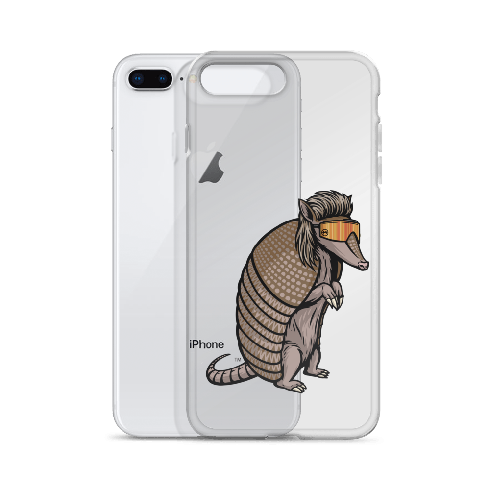Armadillo Mullet iPhone Case - Clear