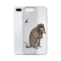 Armadillo Mullet iPhone Case - Clear