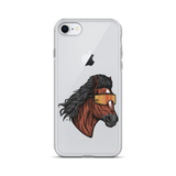 Horse Mullet iPhone Case - Clear