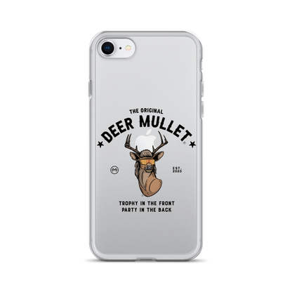 Deer Mullet Motto iPhone Case - Clear
