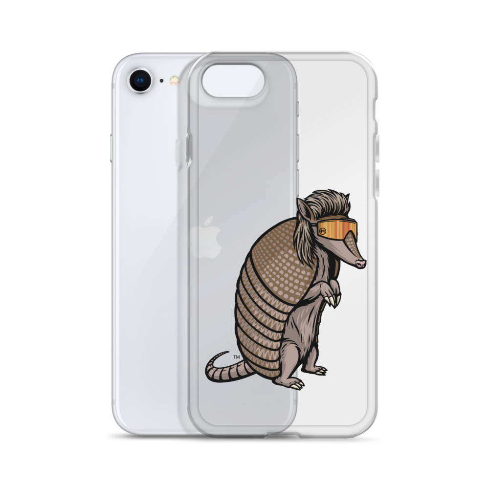 Armadillo Mullet iPhone Case - Clear