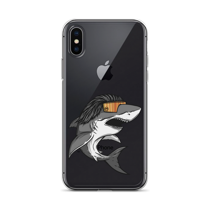Shark Mullet iPhone Case - Clear