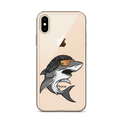 Shark Mullet iPhone Case - Clear