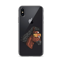 Horse Mullet iPhone Case - Clear