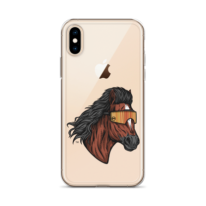 Horse Mullet iPhone Case - Clear
