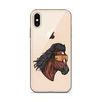 Horse Mullet iPhone Case - Clear