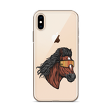 Horse Mullet iPhone Case - Clear