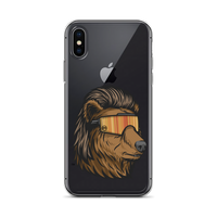 Bear Mullet iPhone Case - Clear