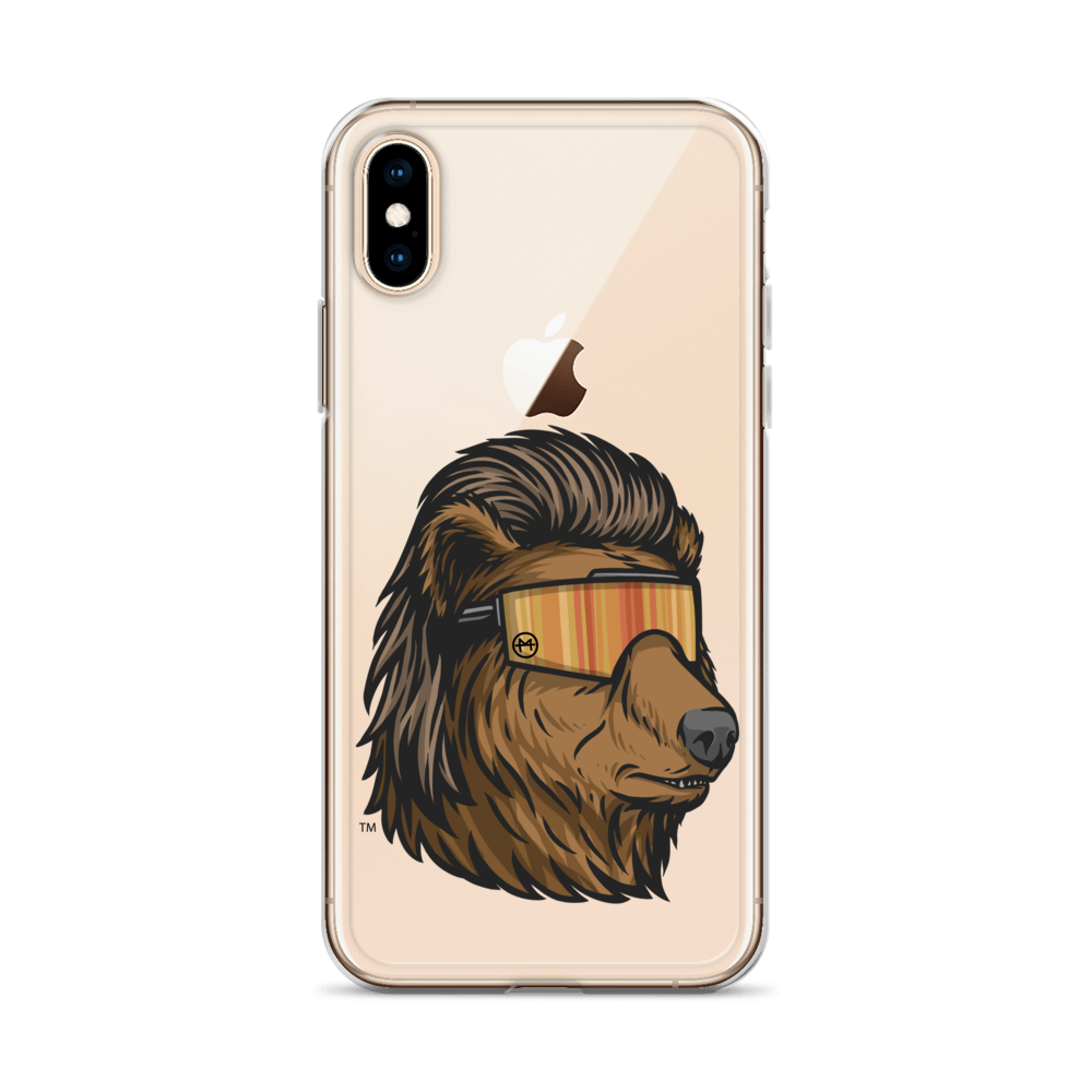 Bear Mullet iPhone Case - Clear