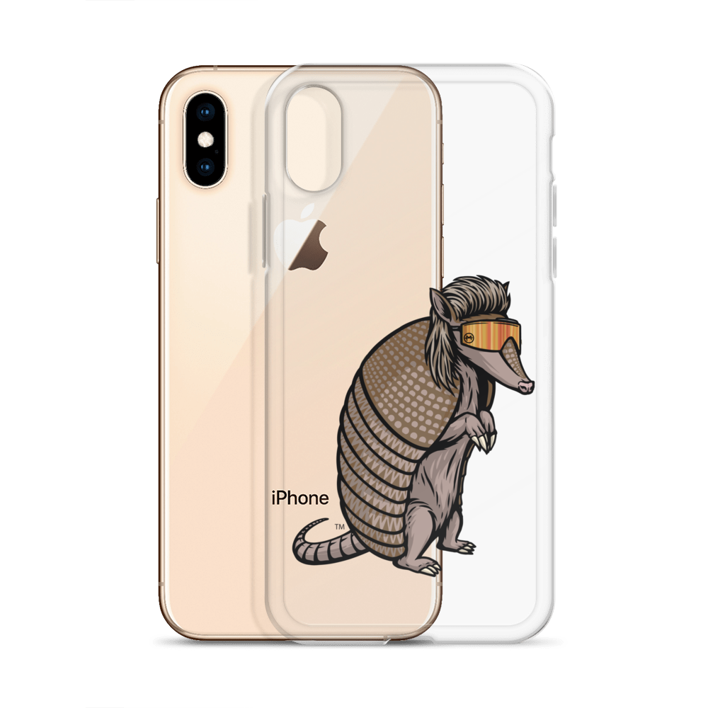 Armadillo Mullet iPhone Case - Clear