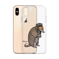 Armadillo Mullet iPhone Case - Clear