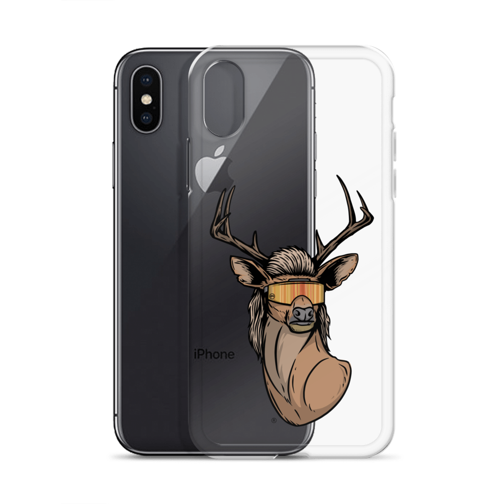 Deer Mullet 2.0 iPhone Case - Clear