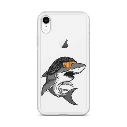 Shark Mullet iPhone Case - Clear