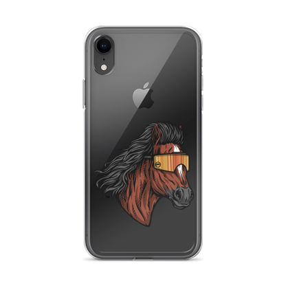 Horse Mullet iPhone Case - Clear