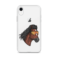 Horse Mullet iPhone Case - Clear