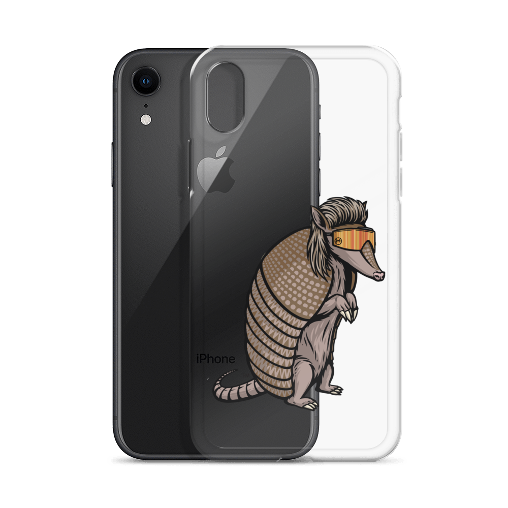 Armadillo Mullet iPhone Case - Clear