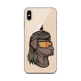 Chocolate Lab Mullet iPhone Case - Clear