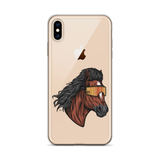 Horse Mullet iPhone Case - Clear