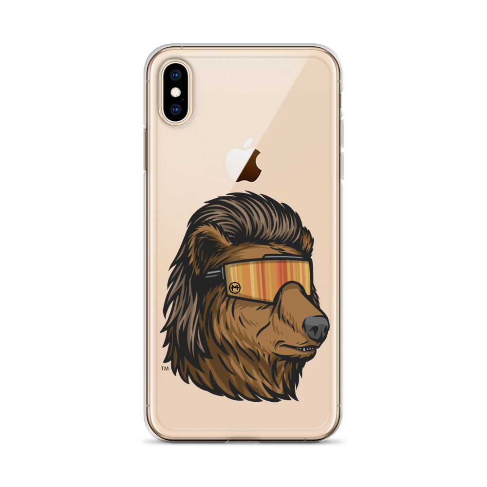 Bear Mullet iPhone Case - Clear