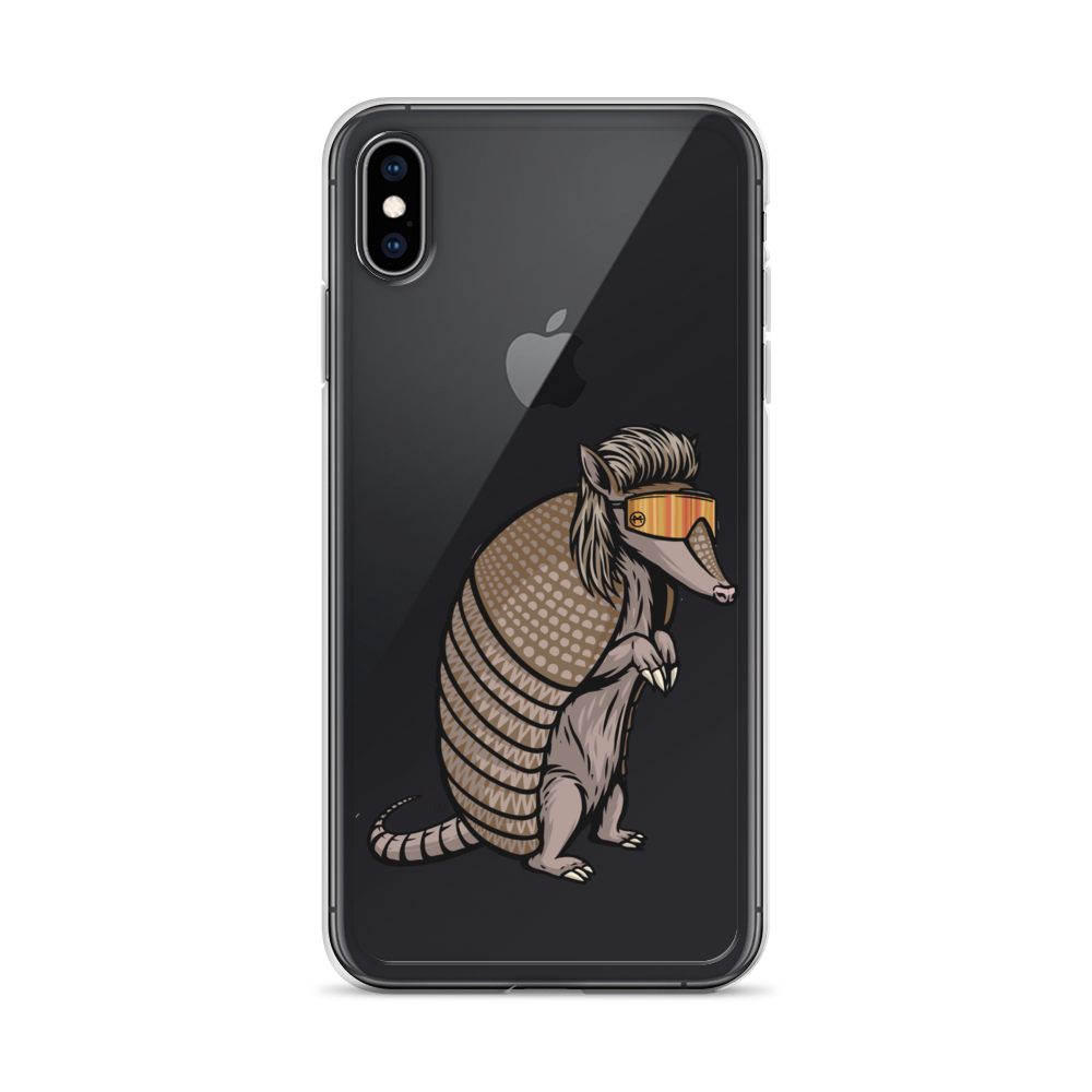 Armadillo Mullet iPhone Case - Clear