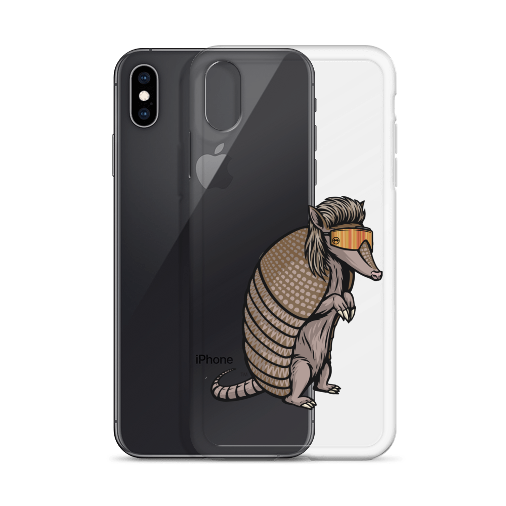 Armadillo Mullet iPhone Case - Clear