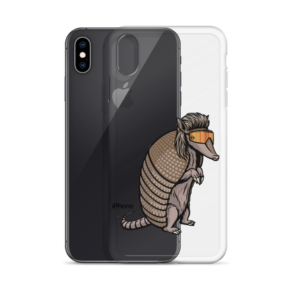 Armadillo Mullet iPhone Case - Clear